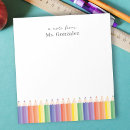 Recherche de une note de professeur blocsnotes Crayons