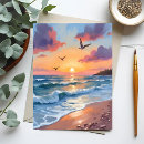 Search for coastal sunset postcards Ocean