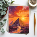 Recherche de pyramides cartes postales Aquarelle
