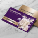 Search for purple house business cards Housekeeping