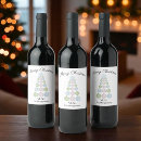 Search for tree wine labels Black and white