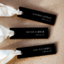 Search for setting name place cards Black