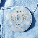Search for its a boy buttons Boy baby shower