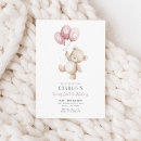 Search for pink balloon invitations For her