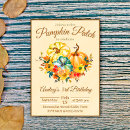 Search for harvest birthday invitations Floral