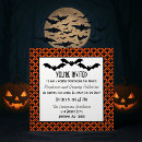 Recherche de bat halloween invitations Élégant