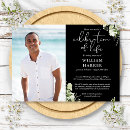 Search for remembrance memorial invitations Modern