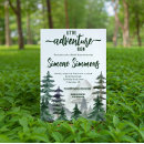 Search for adventure begins bridal shower invitations Trees