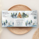 Search for cabin wedding invitations Winter