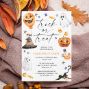 Recherche de trick or treat invitations Fête d'halloween pour enfants