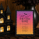 Recherche de maison hantée halloween invitations Typographie
