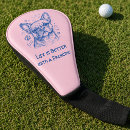 Search for french bulldog golf head covers Frenchie