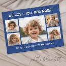 Search for 5 photo blankets We love you