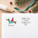 Search for dachshund lover return address labels Pet