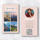 Search for tourism business cards Qr code