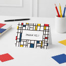 Recherche de mondrian vœux cartes Bleu