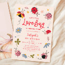 Recherche de de coccinelle anniversaire invitations Girl