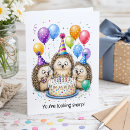 Search for hedgehog birthday cards Humourous