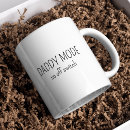 Search for funny daddy mugs First time dad