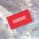 Search for santa business cards Red