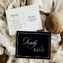 Search for wedding rsvp response postcards Elegant
