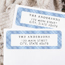 Search for blue green return address labels Retro