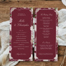 Search for hydrangea wedding programs Order of ceremony