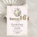 Search for disco sweet 16 invitations Retro