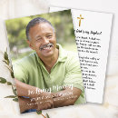 Search for memorial keepsake cards Photo funeral prayer