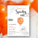 Search for spooky one birthday invitations Watercolor