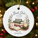 Search for book club ornaments Reading