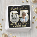 Search for happy birthday napkins Black and gold