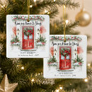 Search for red door ornaments Watercolor