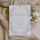 Search for victorian bridal shower invitations Elegant