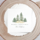 Search for pine tree napkins Evergreen trees