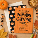 Search for pumpkin carving invitations Eat drink and carve