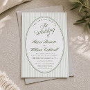 Search for stripe wedding invitations Garden