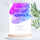 Search for watercolor save the dates Purple