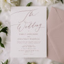 Search for pink and white wedding invitations Dusty rose