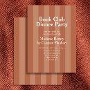 Search for book club invitations Elegant