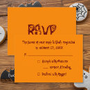 Search for halloween party rsvp cards Orange