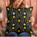 Search for gold silver pillows Black