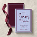 Search for periwinkle wedding invitations Classic