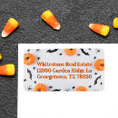Search for orange black return address labels Cute