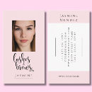 Recherche de de sourcils cartes visite Féminin