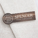 Search for wood name tags Small business employee