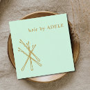 Recherche de vert pastel cartes visite Coiffeur