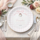 Search for pink pumpkin plates Baby shower