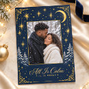 Search for celestial christmas cards Moon and stars