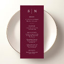 Search for burgundy menus Simple